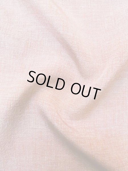 Photo11: Mint M0307R Used Japanese womenPale Light Red KOMON dyed / Silk. Abstract pattern,   (Grade A) (11)