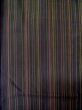 Photo3: M0307Z Used Japanese womenPale Dark Brown KOMON dyed / Silk. Stripes   (Grade A) (3)