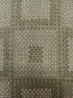 Photo6: Mint M0308A Used Japanese women Pale Brown HITOE unlined / Synthetic. Geometrical pattern,   (Grade A) (6)