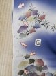 Photo20: M0308C Used Japanese women Pale Light Blue HITOE unlined / Silk. Flower, Morning glory pattern  (Grade C) (20)
