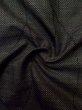 Photo6: M0315H Used Japanese women  Black OSHIMA TSUMGI pongee / Silk. Abstract pattern   (Grade B) (6)