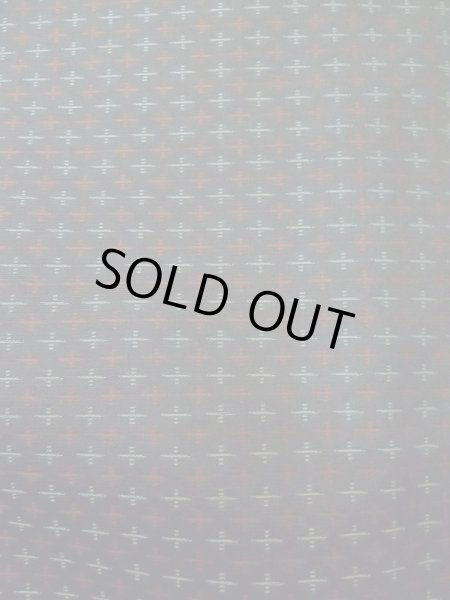 Photo6: M0315M Used Japanese women  Black ORI woven / Silk. Cross   (Grade C) (6)