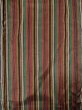 Photo3: M0315S Used Japanese women  Multi Color TSUMUGI pongee / Silk. Stripes   (Grade C) (3)