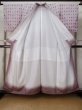 Photo2: M0315V Used Japanese women Pale Pink ORI woven / Silk. Abstract pattern   (Grade C) (2)