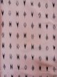 Photo3: M0315V Used Japanese women Pale Pink ORI woven / Silk. Abstract pattern   (Grade C) (3)