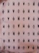 Photo4: M0315V Used Japanese women Pale Pink ORI woven / Silk. Abstract pattern   (Grade C) (4)