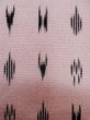 Photo5: M0315V Used Japanese women Pale Pink ORI woven / Silk. Abstract pattern   (Grade C) (5)