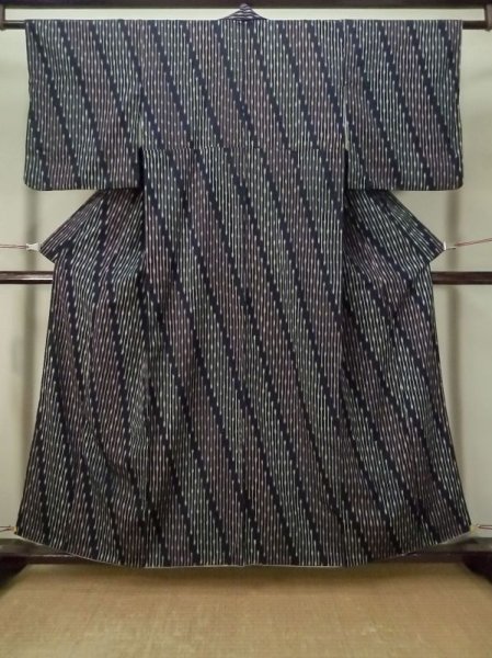 Photo1: M0315W Used Japanese women Pale Pink ORI woven / Silk. Line,   (Grade B) (1)