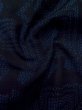 Photo11: Mint M0315X Used Japanese women Dark Blue TSUMUGI pongee / Silk. Stream,   (Grade A) (11)