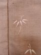 Photo5: M0315Y Used Japanese women Pale Pink TSUKESAGE formal / Silk. Bamboo leaf   (Grade B) (5)