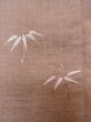Photo6: M0315Y Used Japanese women Pale Pink TSUKESAGE formal / Silk. Bamboo leaf   (Grade B) (6)