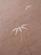 Photo9: M0315Y Used Japanese women Pale Pink TSUKESAGE formal / Silk. Bamboo leaf   (Grade B) (9)