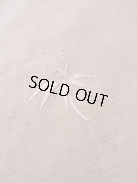 Photo10: M0315Y Used Japanese women Pale Pink TSUKESAGE formal / Silk. Bamboo leaf   (Grade B) (10)