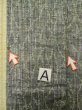 Photo12: M0316B Used Japanese women  Gray TSUMUGI pongee / Silk. Abstract pattern   (Grade C) (12)