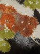 Photo10: M0328A Used Japanese women  Black TOMESODE formal / Silk. Pine tree/branch/needle,   (Grade C) (10)