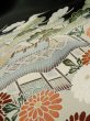 Photo17: M0328B Used Japanese women  Black TOMESODE formal / Silk. Chrysanthemum,   (Grade C) (17)