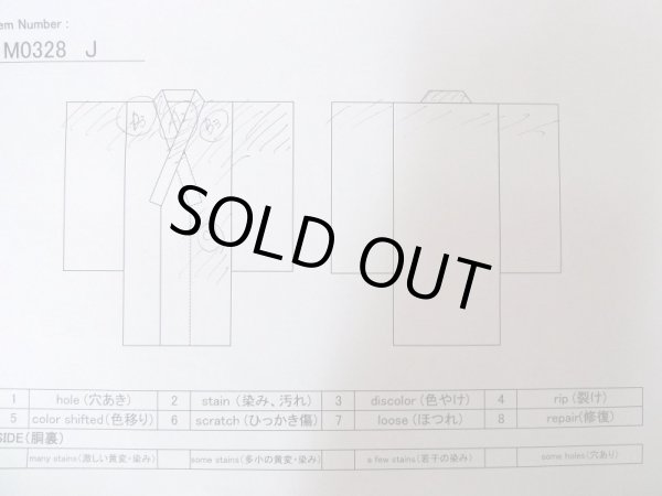 Photo15: M0328J Used Japanese women  White FURISODE long-sleeved / Silk. Flower   (Grade C) (15)