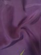 Photo14: M0328Q Used Japanese women  Purple HOUMONGI formal / Silk. Flower,   (Grade C) (14)