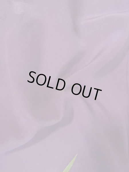 Photo14: M0328Q Used Japanese women  Purple HOUMONGI formal / Silk. Flower,   (Grade C) (14)