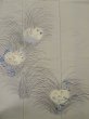 Photo5: M0328R Used Japanese women Brownish Gray HOUMONGI formal / Silk. Flower,   (Grade C) (5)