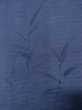 Photo9: M0328T Used Japanese women  Navy Blue Summer / Silk. KIKYO Japanese balloonflower, Right side: "SHA" silk gauze, Lining: "RO" silk gauze, Dragonfly motif  (Grade C) (9)