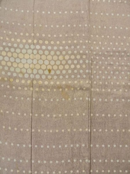 Photo3: M0328W Used Japanese womenPale Grayish Purple TSUKESAGE formal / Silk. Circle   (Grade D) (3)