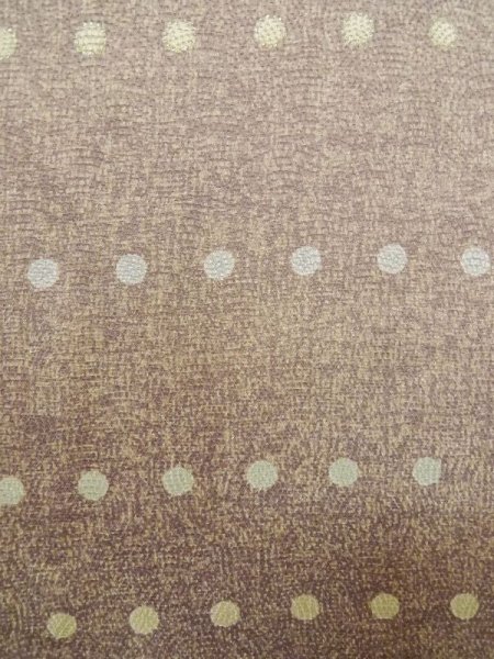 Photo6: M0328W Used Japanese womenPale Grayish Purple TSUKESAGE formal / Silk. Circle   (Grade D) (6)