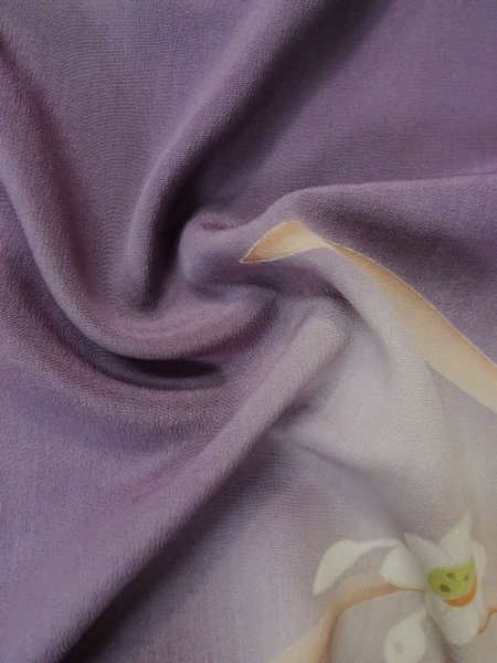 Photo15: M0329B Used Japanese women  Wisteria Kids / Silk. Peony,   (Grade D) (15)