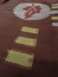 Photo8: M0329C Used Japanese women  Brown HAORI short jacket / Silk. Tree,   (Grade B) (8)
