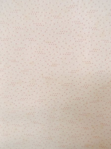 Photo7: M0329D Used Japanese women  Ivory HAORI short jacket / Silk. Flower,   (Grade C) (7)