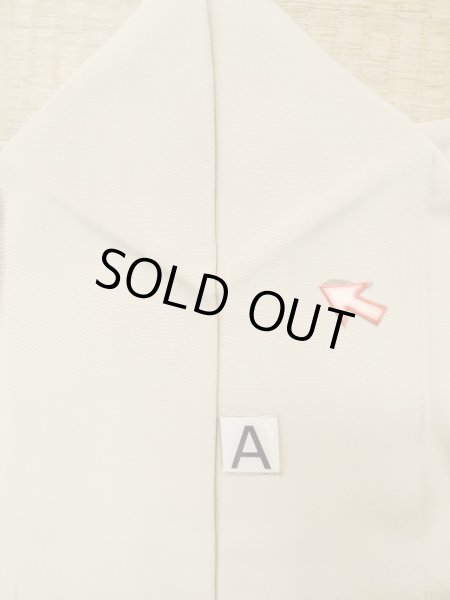 Photo21: M0330B Used Japanese women  Beige TSUKESAGE formal / Silk. Peony,   (Grade B) (21)