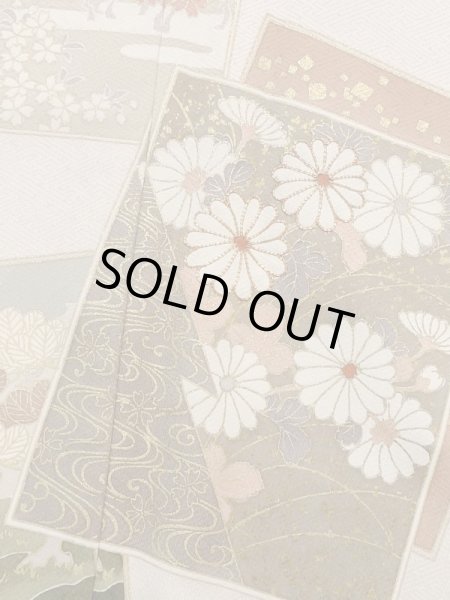 Photo6: M0330C Used Japanese women Pale Pink TSUKESAGE formal / Silk. SAKURA cherry blossom,   (Grade B) (6)