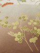Photo12: M0330E Used Japanese womenPale Grayish Brown TSUKESAGE formal / Silk. SAKURA cherry blossom,   (Grade C) (12)