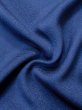 Photo6: M0330M Used Japanese women  Blue IROMUJI plain colored / Silk.    (Grade C) (6)