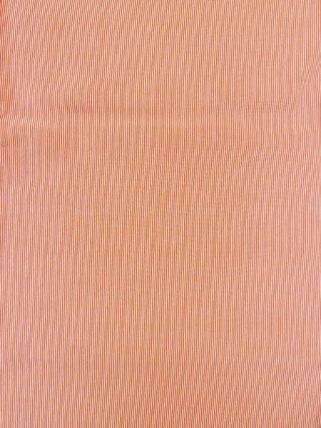 Photo3: M0330P Used Japanese women  Red EDO KOMON pattern dyed / Silk. Stripes   (Grade B) (3)