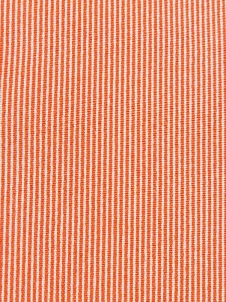 Photo6: M0330P Used Japanese women  Red EDO KOMON pattern dyed / Silk. Stripes   (Grade B) (6)