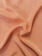 Photo8: M0330P Used Japanese women  Red EDO KOMON pattern dyed / Silk. Stripes   (Grade B) (8)