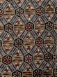 Photo8: M0330S Used Japanese womenPale Dark Golden Yellow KOMON dyed / Silk. Flower,   (Grade A) (8)