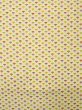 Photo4: M0330T Used Japanese women  Ivory KOMON dyed / Silk. Folding fan   (Grade C) (4)