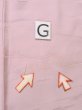 Photo20: M0330V Used Japanese women Pale Pink IROMUJI plain colored / Silk.    (Grade C) (20)