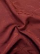 Photo10: M0330W Used Japanese women Dark Dark Red IROMUJI plain colored / Silk.    (Grade C) (10)