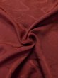 Photo11: M0330W Used Japanese women Dark Dark Red IROMUJI plain colored / Silk.    (Grade C) (11)