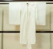 Photo1: M0505H Used Japanese men  White Kids / Silk.    (Grade C) (1)