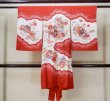 Photo1: Mint M0505O Used Japanese women  White Kids / Silk. Flower, Japanese ball motif  (Grade A) (1)