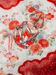 Photo3: Mint M0505O Used Japanese women  White Kids / Silk. Flower, Japanese ball motif  (Grade A) (3)