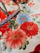 Photo5: Mint M0505O Used Japanese women  White Kids / Silk. Flower, Japanese ball motif  (Grade A) (5)