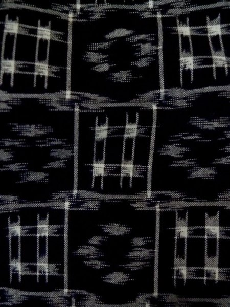 Photo5: M0505Q Used Japanese men  Black Kids / Cotton. Parallel Cross,   (Grade B) (5)