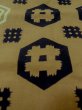 Photo8: M0505U Used Japanese men  Brown Kids / Cotton. Tortoise-shell pattern(Hexagonal pattern),   (Grade B) (8)