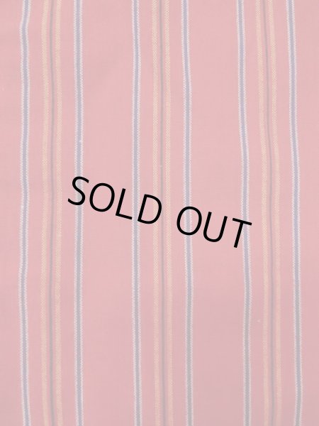 Photo3: M0505X Used Japanese women  Red Kids / Wool. Stripes   (Grade B) (3)