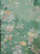 Photo3: M0506A Used Japanese women Light Green Kids / Synthetic. Flower,   (Grade B) (3)